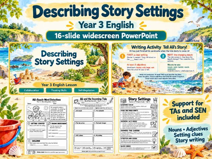 Describing Story Settings Y3
