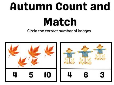Autumn Count and Match