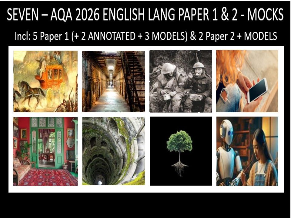 SEVEN - AQA PAPER 1 & 2  | 2026 FULL MOCKS | ANNOTATED | MODELS