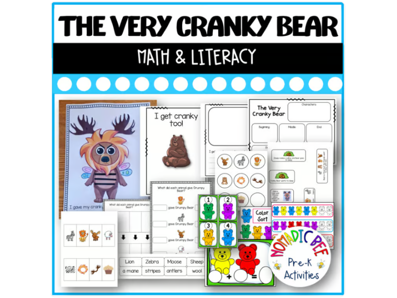 The Very Cranky Bear Activities