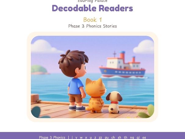 Phase 3 Phonics Decodable story Book 1