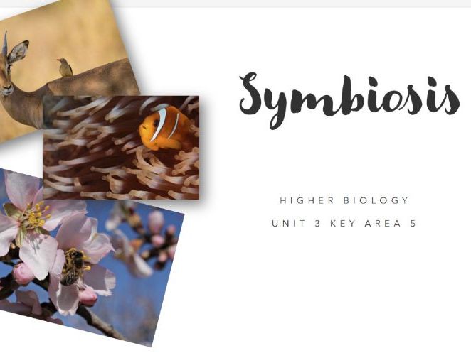 Symbiosis Higher Biology Unit 3 Key Area 5