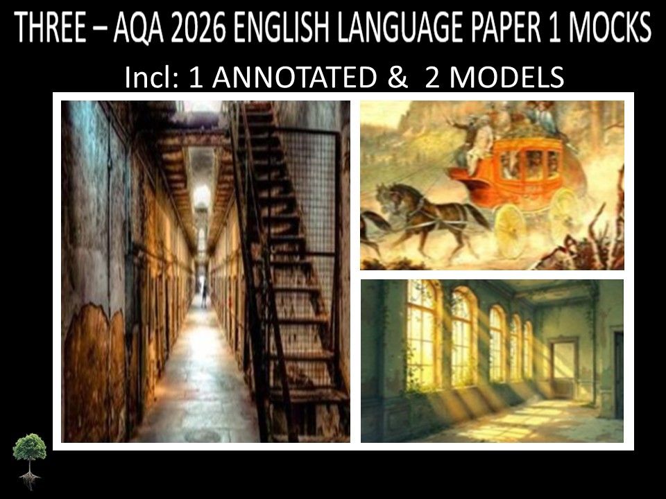 THREE - AQA PAPER 1 |2026 FULL MOCKS |ANNOTATED | MODELS