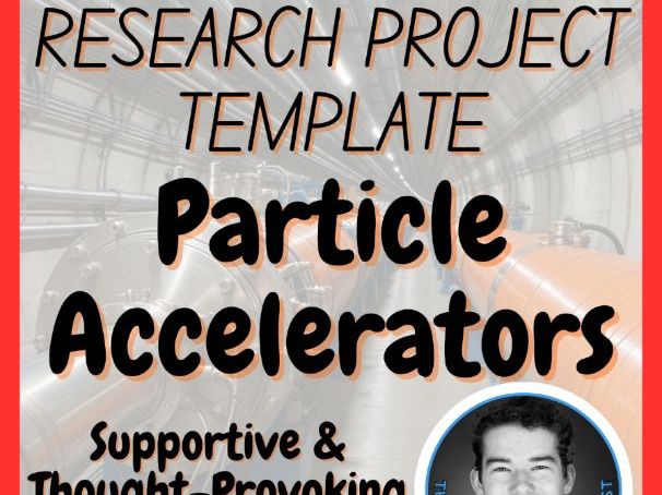 Particle Accelerators | Physics Research Project Template | Digital + Print