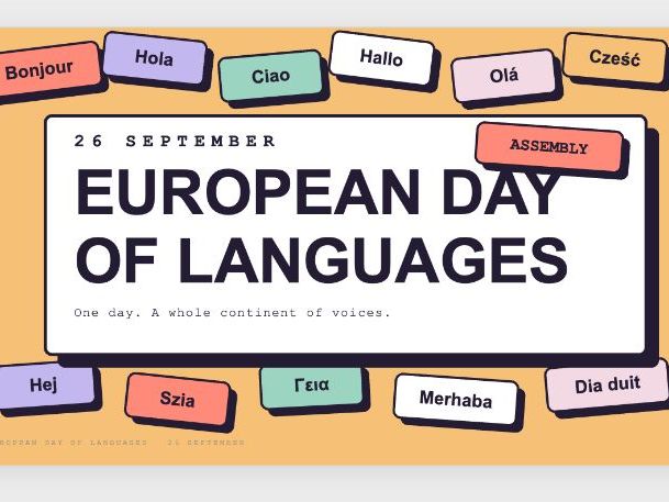 European Day of Languages - Assembly