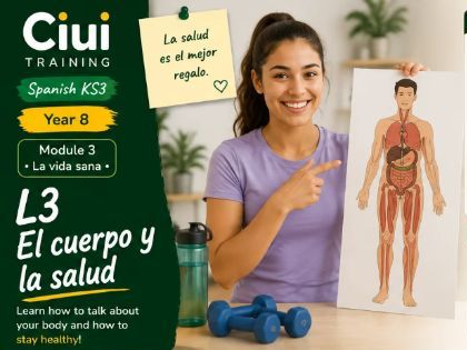 Free Year 8 Spanish El Cuerpo y La Salud Worksheet | Body Parts and Health Vocabulary