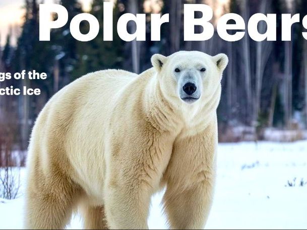 Polar Bears: Animated Keynote/PPT Presentation, Colorful Science