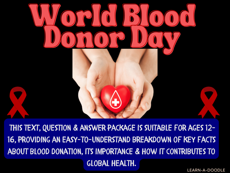 World Blood Donor Day: An Informational Guide for Teens With Questions & Answers