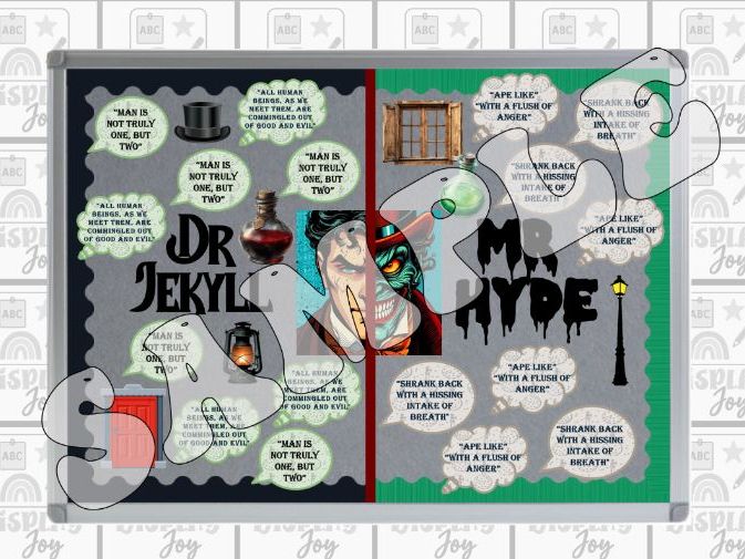 Dr Jekyll and Mr Hyde Character Display