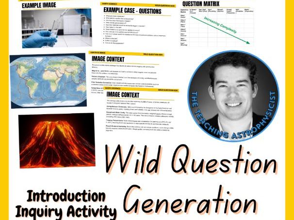 Tectonic Plates Wild Question Generation Inquiry | Warmup Earth Science Activity