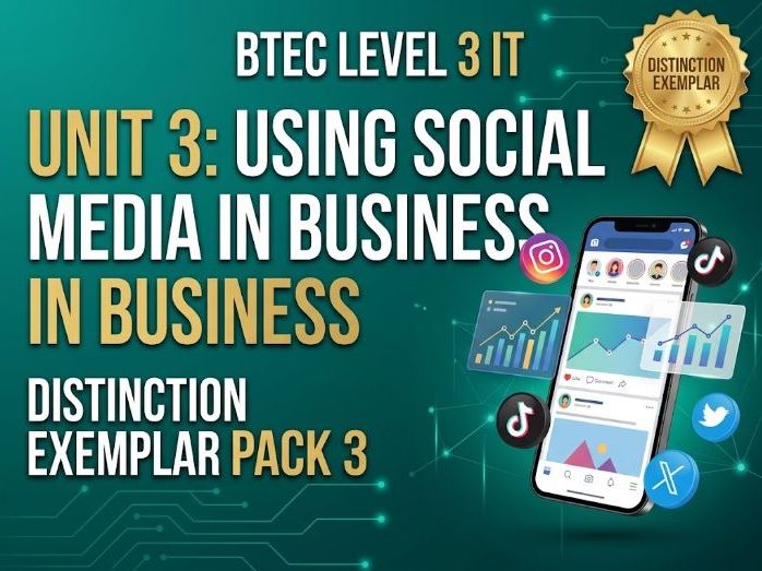 BTEC Level 3 IT Unit 3 Distinction Pack 3