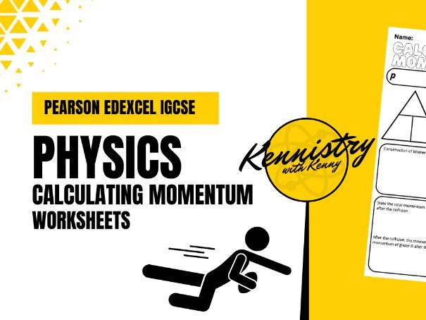 Calculating Momentum Practice Worksheet