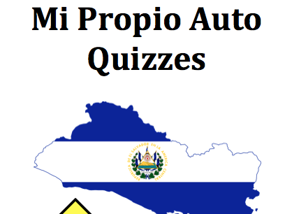 Complete set of "Mi Propio Auto" Quizzes