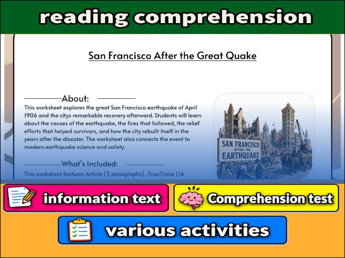 San Francisco After the Great Quake & Comprehension 91����t