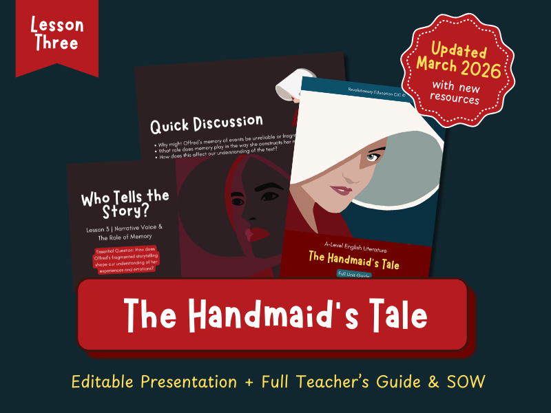 The Handmaid’s Tale (L3) Narrative Voice