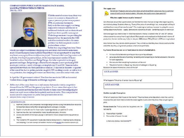 ECONOMICS BROUGHT TO LIFE: PART 1  SIMPLE MICROECONOMIC THEORY