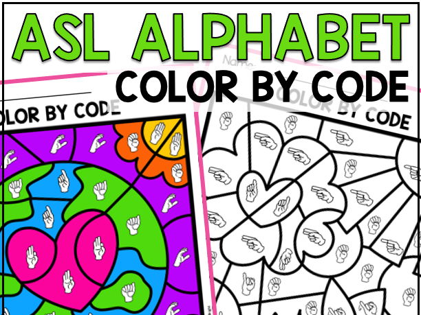 Earth Day ASL Alphabet