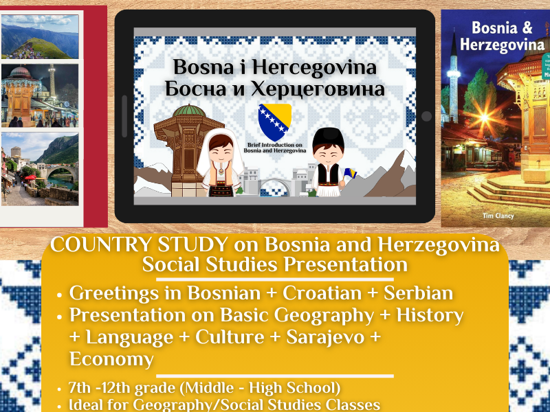 Country Study Presentation on Bosnia and Herzegovina - Europe - Balkans