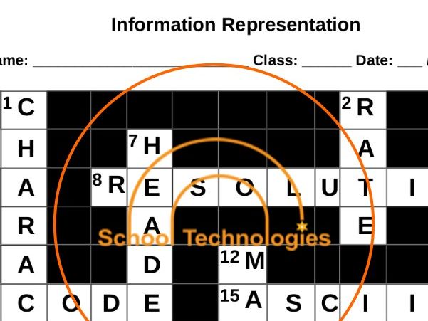 CS - Information Representation - Crossword