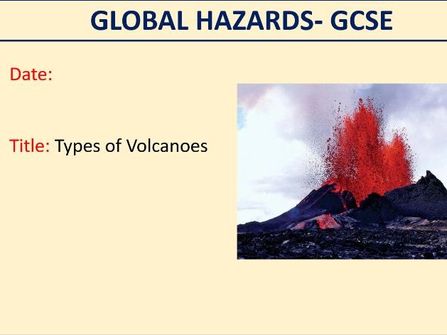Global Hazards- 4. Types of Volcano (OCR-B GCSE Geography)