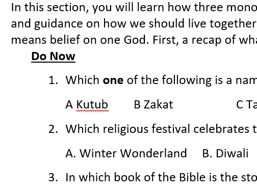 How we should live: Christianity, Islam, Zoroastrianism and Humanism