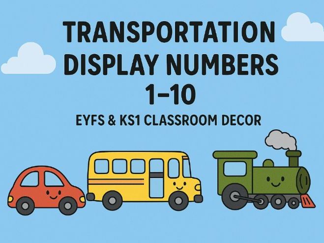 Transportation Display Numbers 1–10