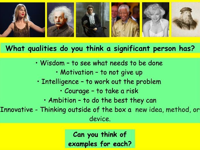 What Makes Someone Significant? - 2-Lesson Pack Exploring Famous Figures, Qualities & Impact (KS2)