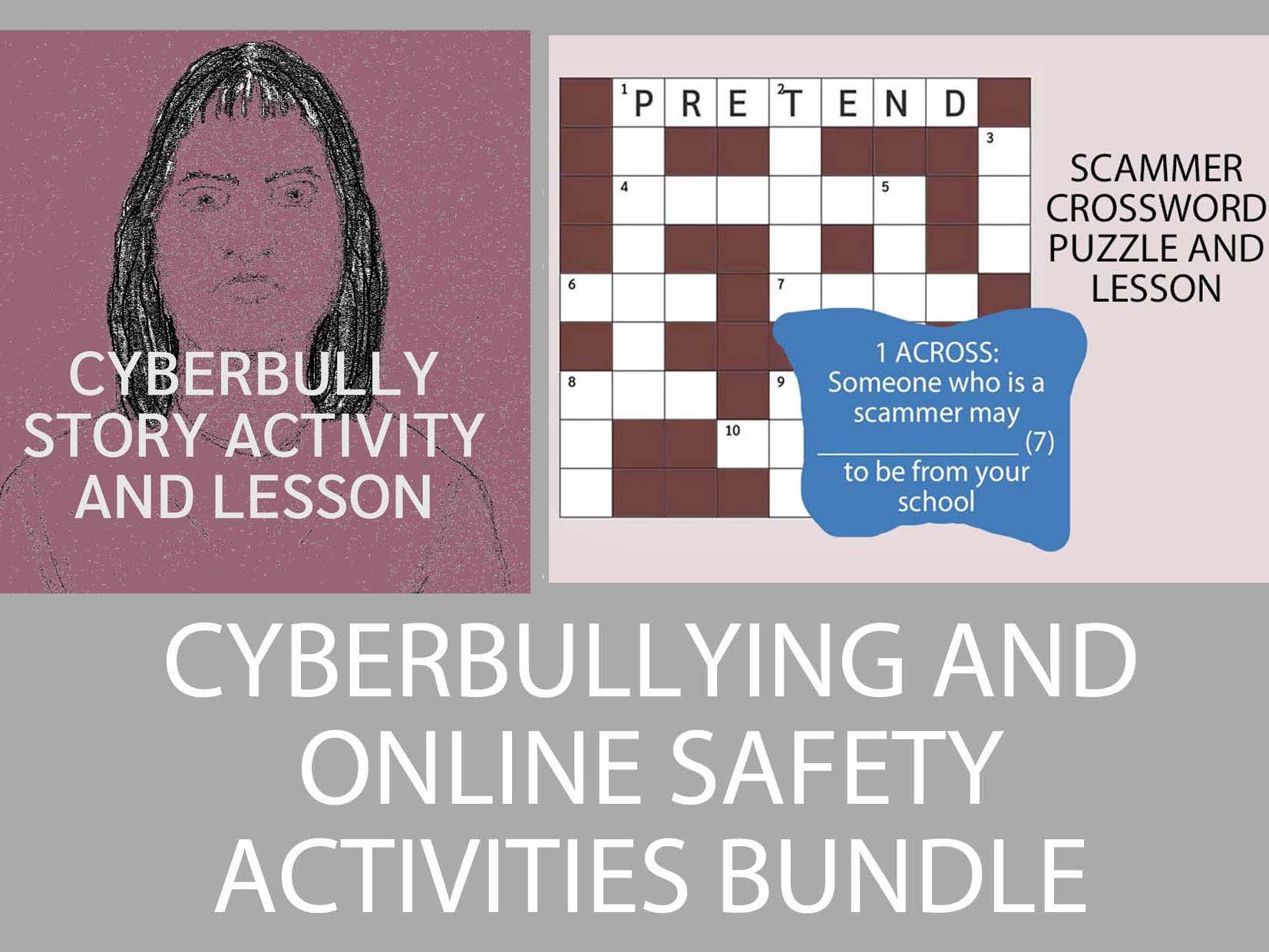 Cyberbullying and Online Safety Activities Bundle (US)