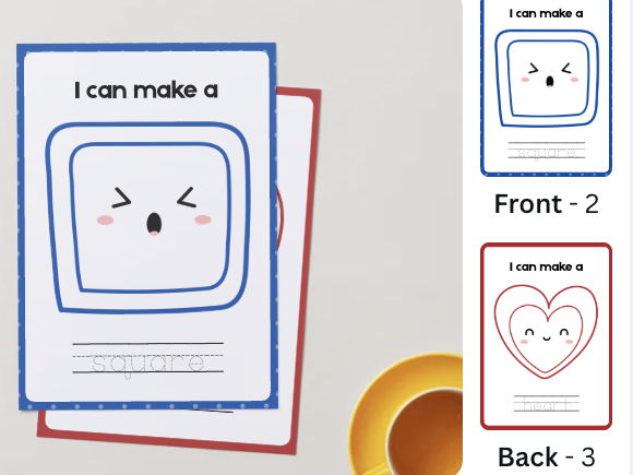 Shapes Playdough Activity