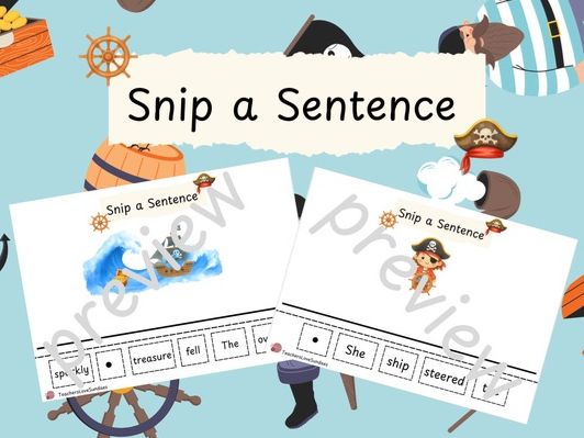 Pirate Snip a Sentence