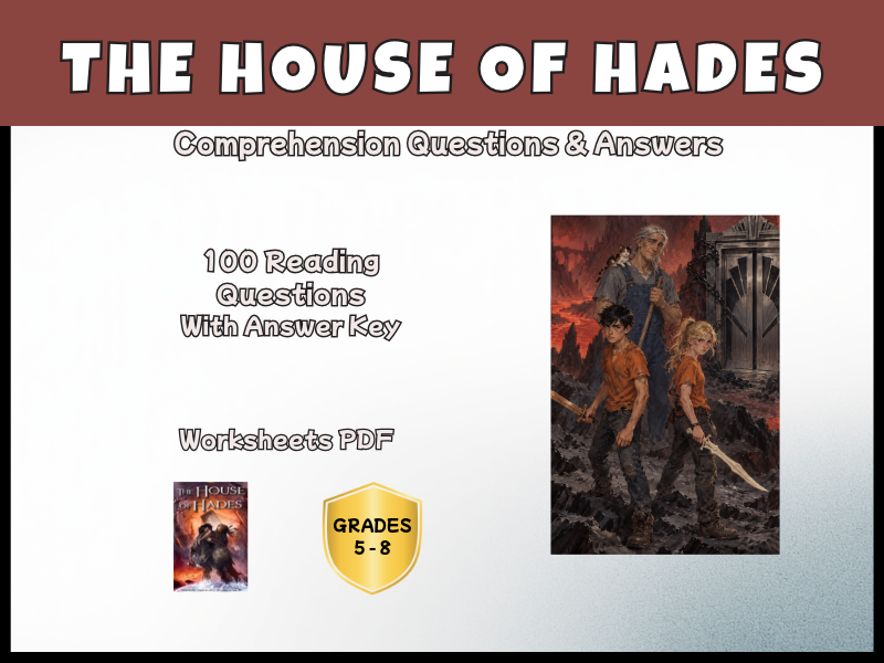 The House of Hades | Heroes of Olympus Reading Comprehension | Years 5–8 KS2/3