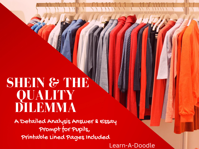 SHEIN & the Quality Dilemma: A Detailed Analysis with an Essay Prompt for Pupils