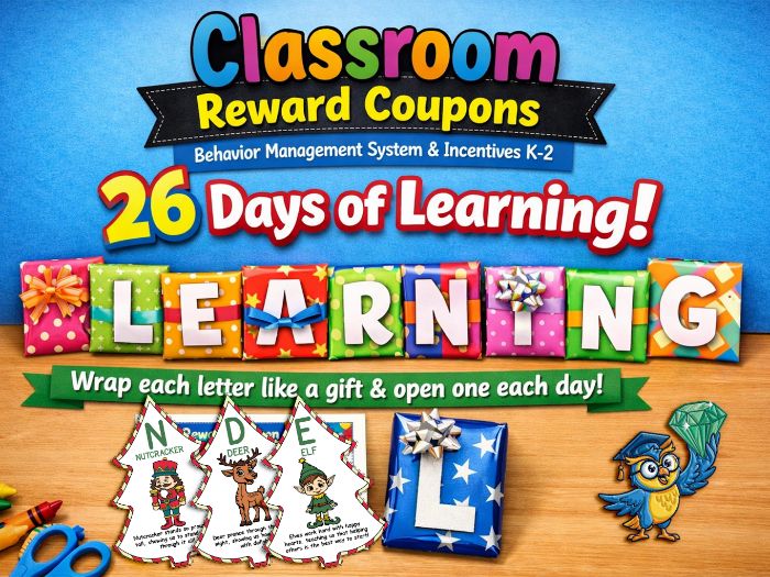 Christmas ABC Countdown Bulletin Board