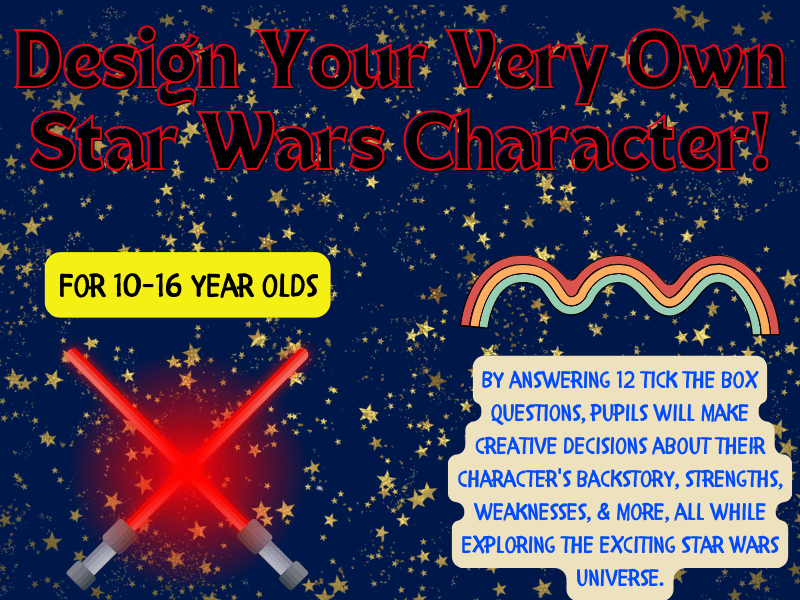 May the Fourth Be With You: Design Your Very Own Star Wars Character!