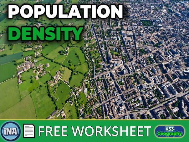 Population Density - FREE KS3 Geography Worksheet