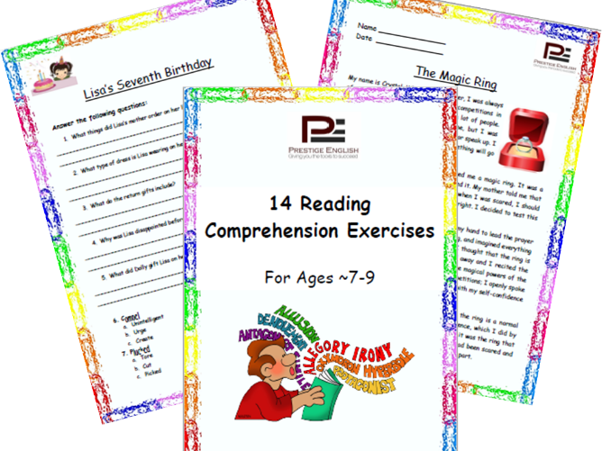 14 Reading Comprehension Exercises for Ages 7-9 (Grade 3)