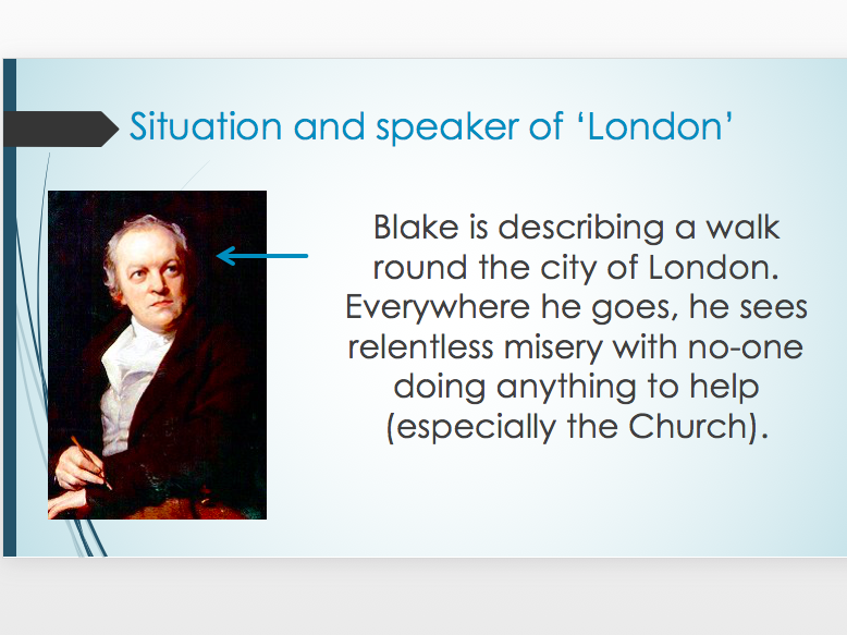 Blake's 'London' - AQA Conflict and Power Cluster