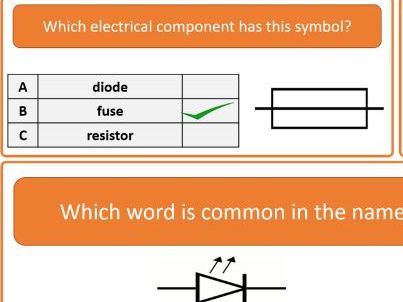 Electrical component functions (AQA GCSE FT)