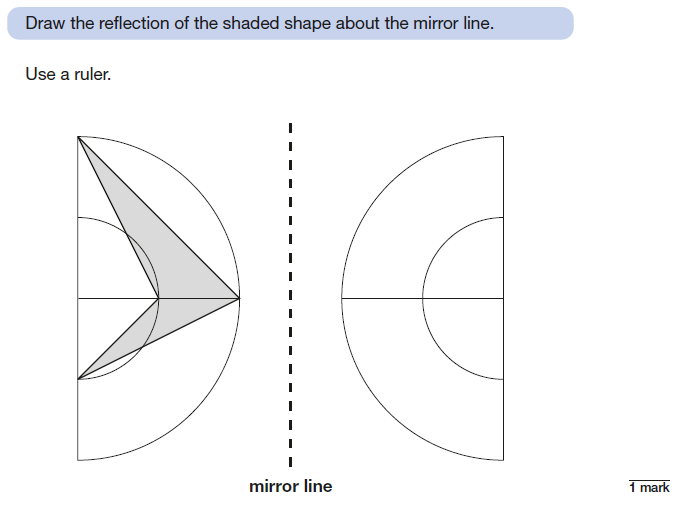 Year 6 KS2 Reasoning SATs Questions for Geometry - Translations and Reflections