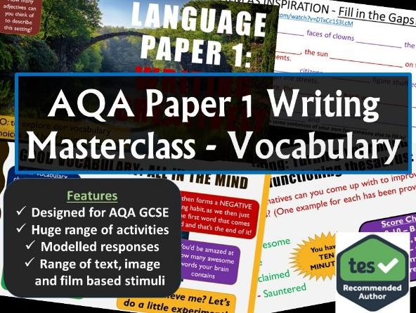 Creative Writing Masterclass - Vocabulary