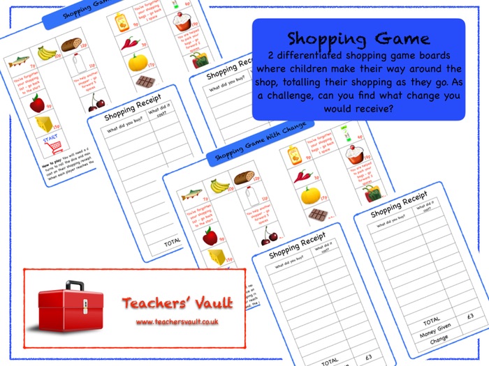 Shopping Game | Teaching Resources