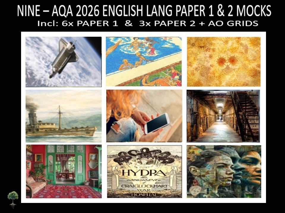 NINE - AQA PAPER 1 & 2 | 2026 FULL MOCKS | AO GRIDS