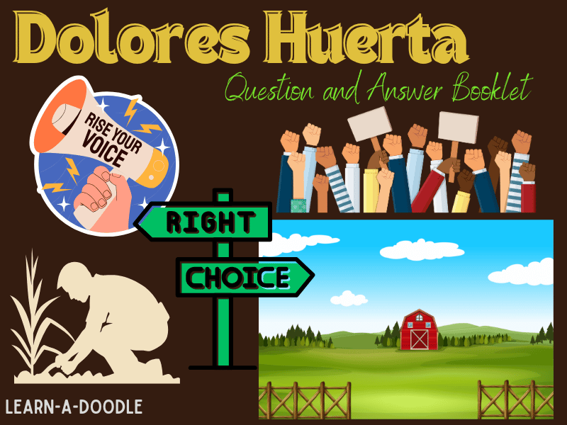 Dolores Huerta: Kids’ Question & Answer Booklet on Justice and Fairness!