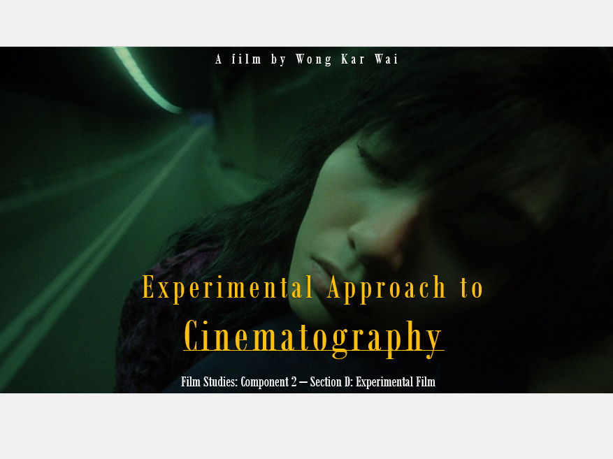 Fallen Angels - Experimental Cinematography