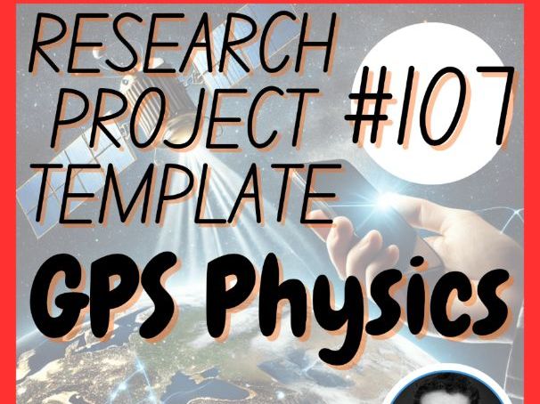 GPS Physics | Research Project Template (Webquest) | Digital + Printable