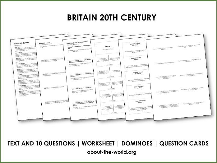 Britain 20th Century Teaching Resources