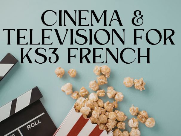 A Fun KS3 Worksheet for French Topic Cinema & Television
