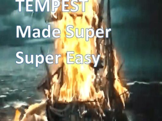 THE TEMPEST MADE SUPER SUPER EASY (E -BOOK) ACHIEVE TOP GRADES)