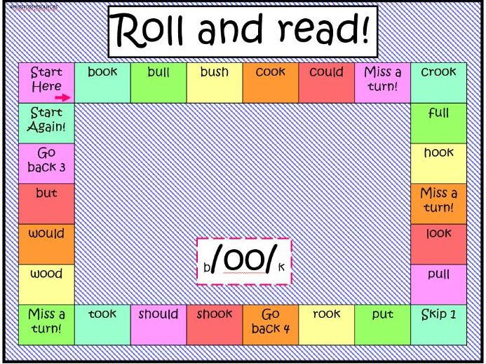 Phonics Roll and Read activity