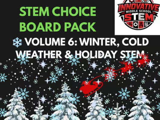 Winter STEM Choice Board Pack